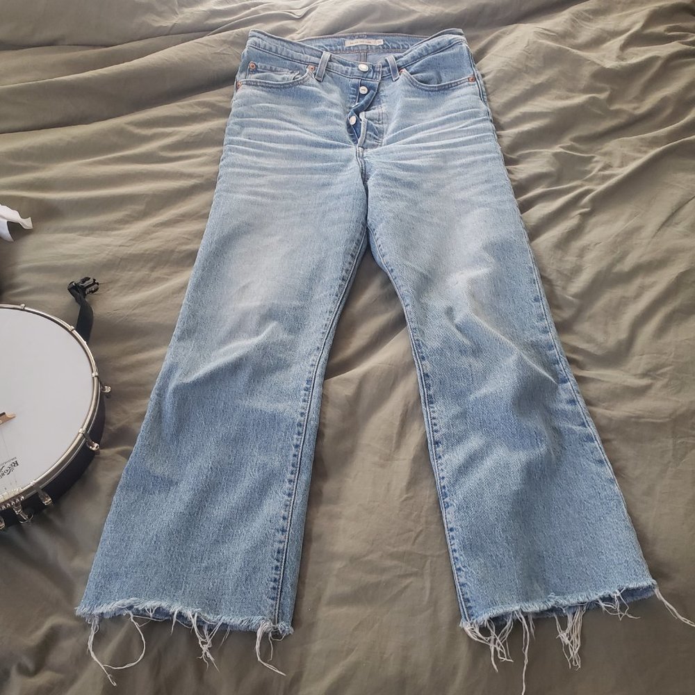 Levi's Ribcage Flare Crop